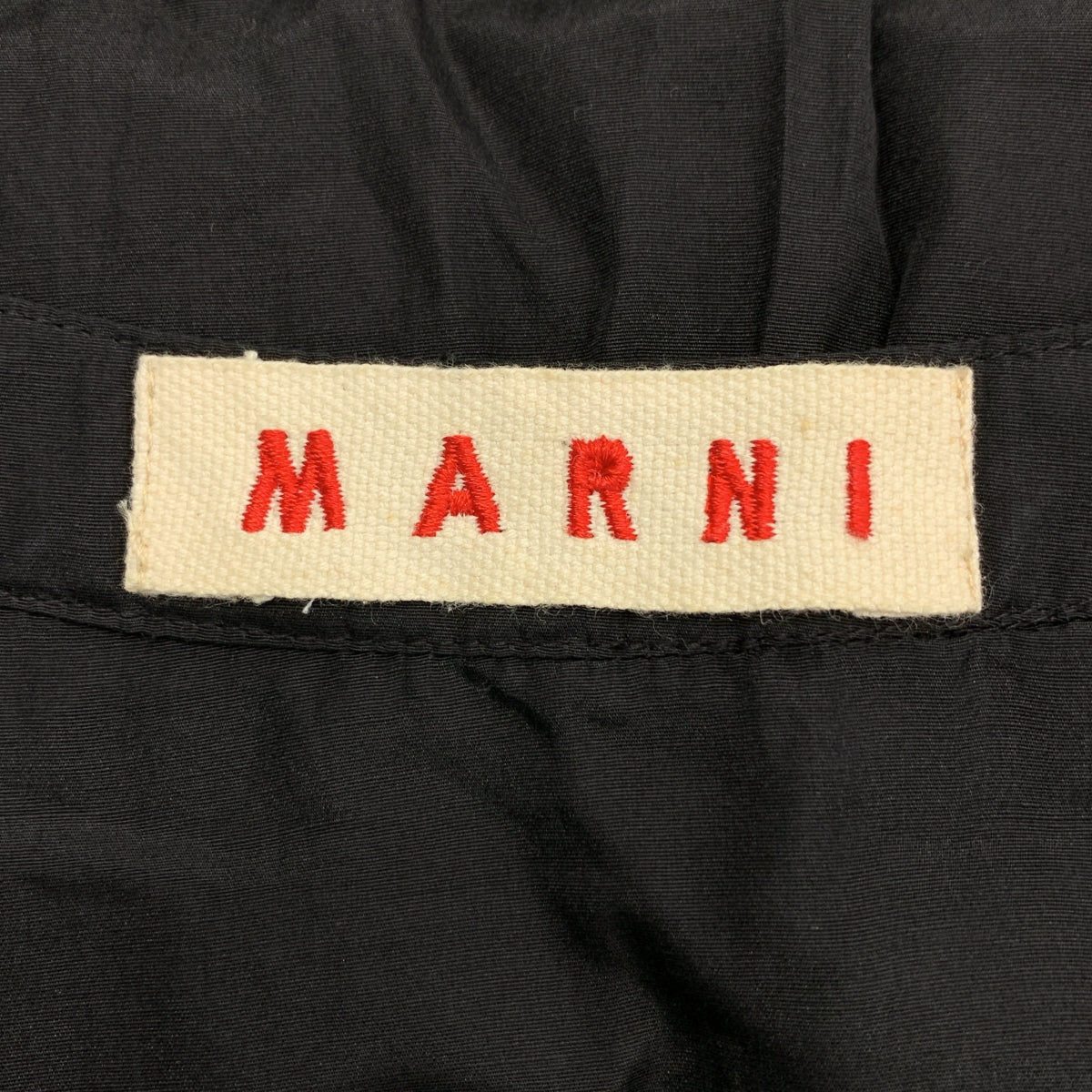 MARNI / マルニ | シルク パフスリーブ タック バルーン 半袖ワンピース | 36 | レディース