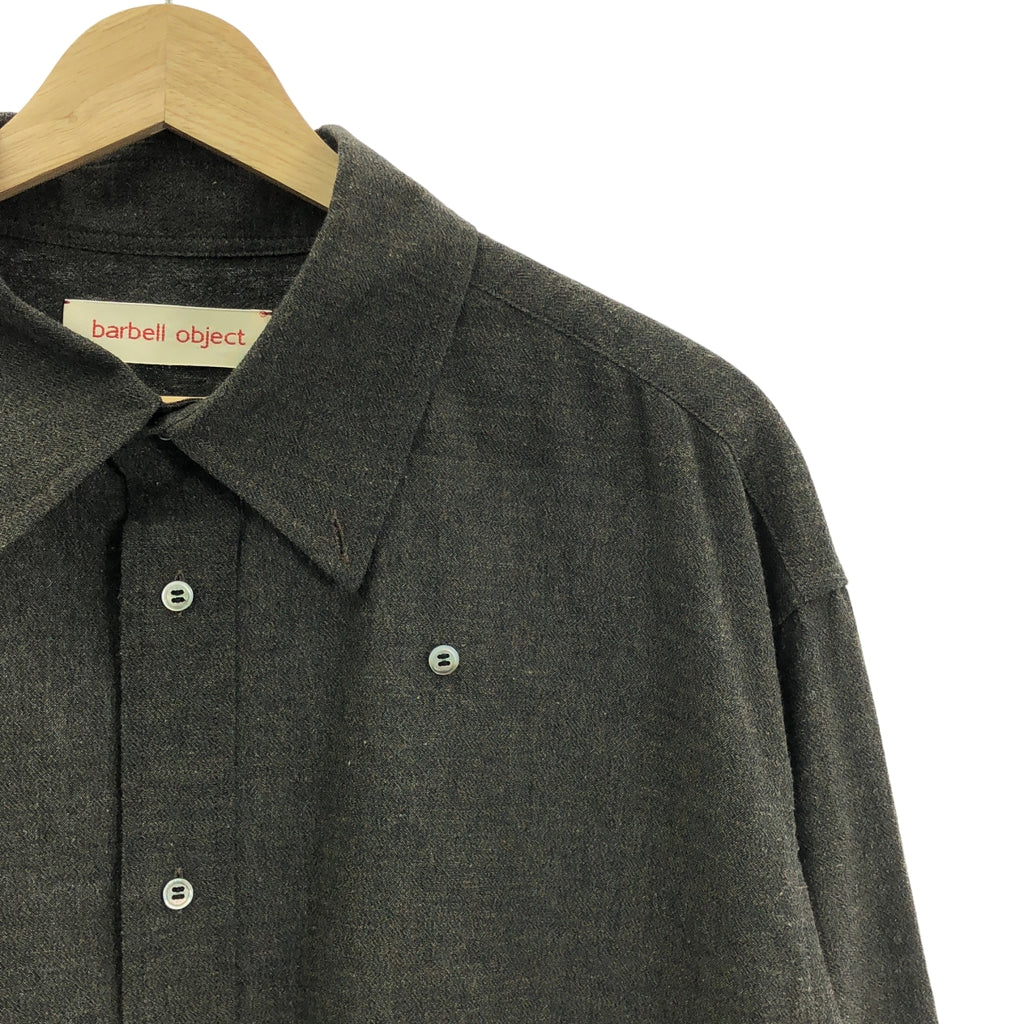 barbell object / バーベル オブジェクト | Jq bd sh / ジャガード オーバーシルエット シャツ / bo-04s02 | 1 | メンズ