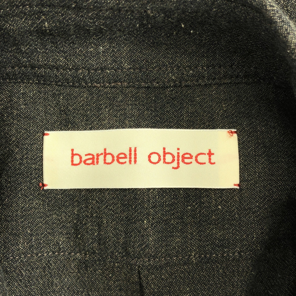barbell object / バーベル オブジェクト | Jq bd sh / ジャガード オーバーシルエット シャツ / bo-04s02 | 1 | メンズ
