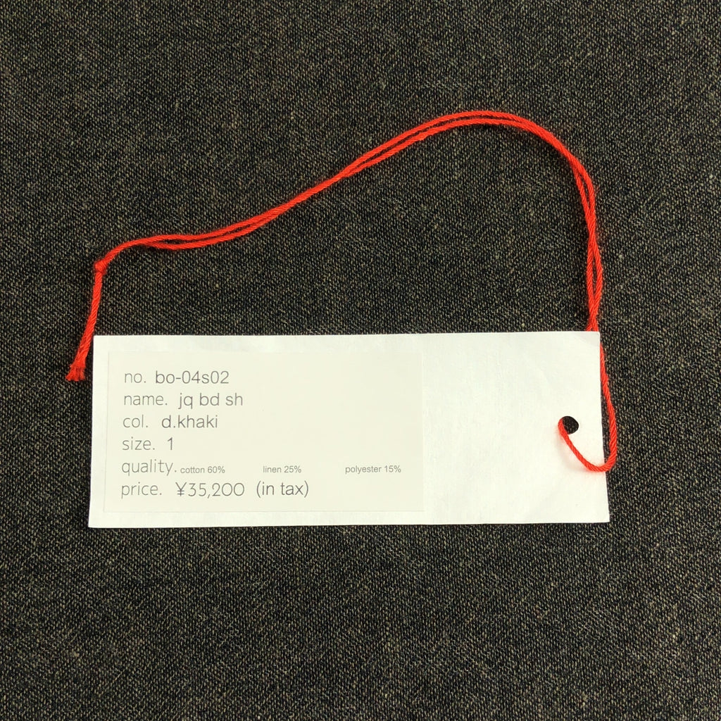 barbell object / バーベル オブジェクト | Jq bd sh / ジャガード オーバーシルエット シャツ / bo-04s02 | 1 | メンズ