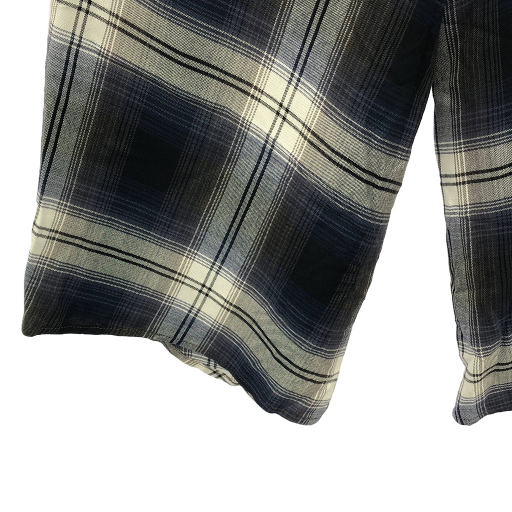 【美品】  sulvam / サルバム | 2023SS | SHORT PANTS レーヨン チェック ショートパンツ | S | マルチカラー | メンズ