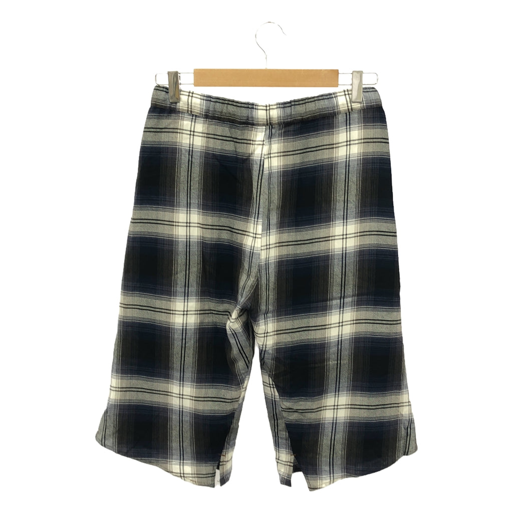 【美品】  sulvam / サルバム | 2023SS | SHORT PANTS レーヨン チェック ショートパンツ | S | マルチカラー | メンズ