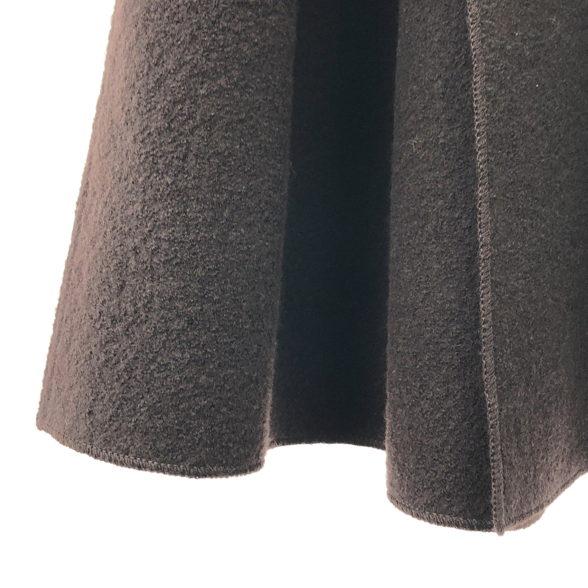 FOXEY / フォクシー | ヌートリアファー ウール ベルテッド コート | 2 | レディース