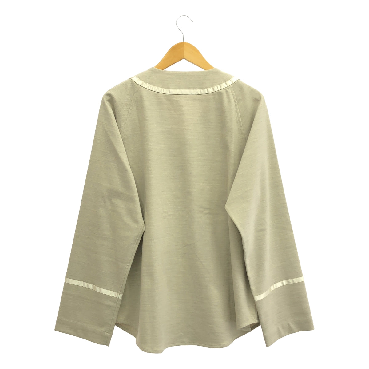 [New] prasthana / Prasthana | glitter base ball shirt / shirt | M | beige | men's