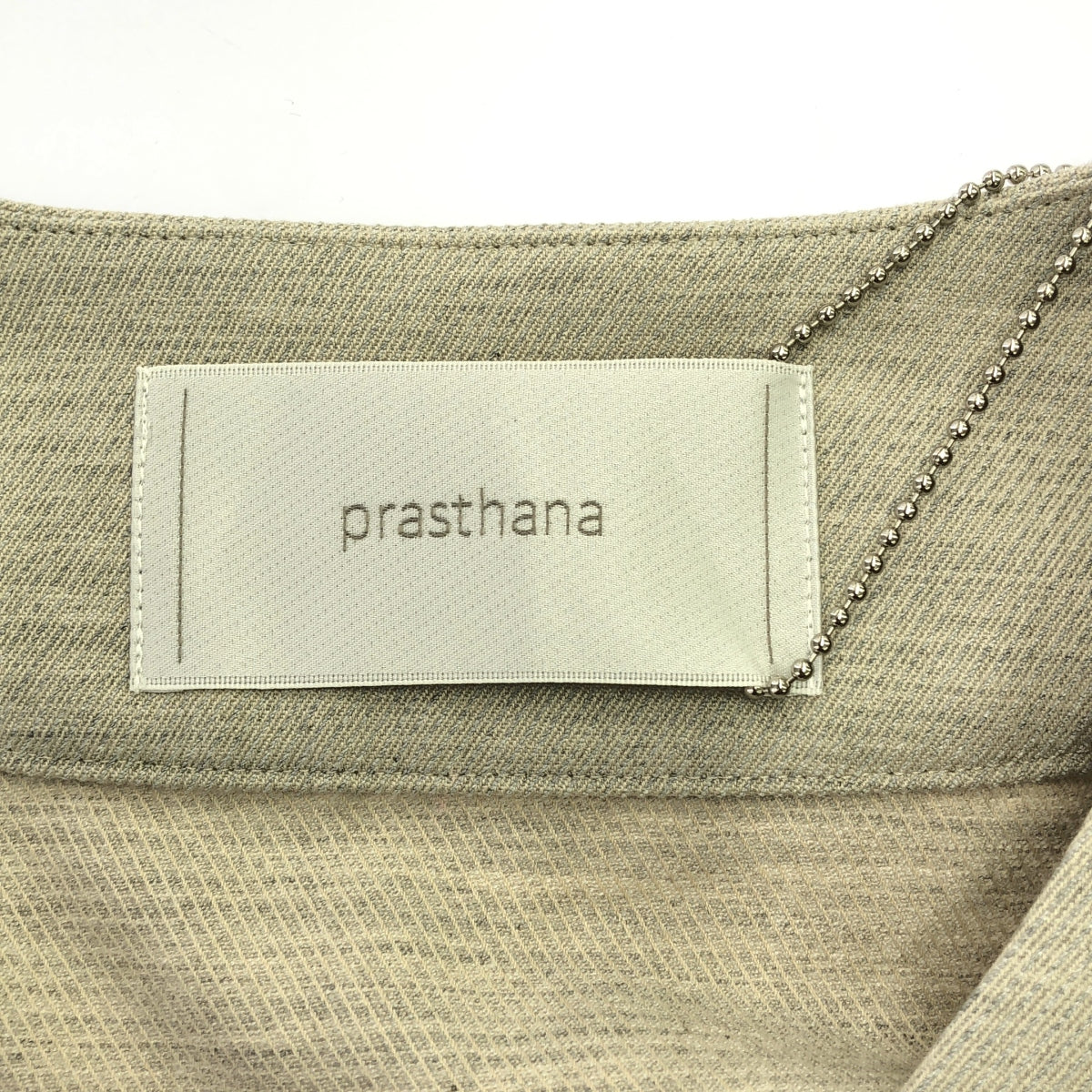 【신품】 prasthana / 프라스타나 | glitter base ball shirt / 셔츠 | M | 그라 지 | 남성