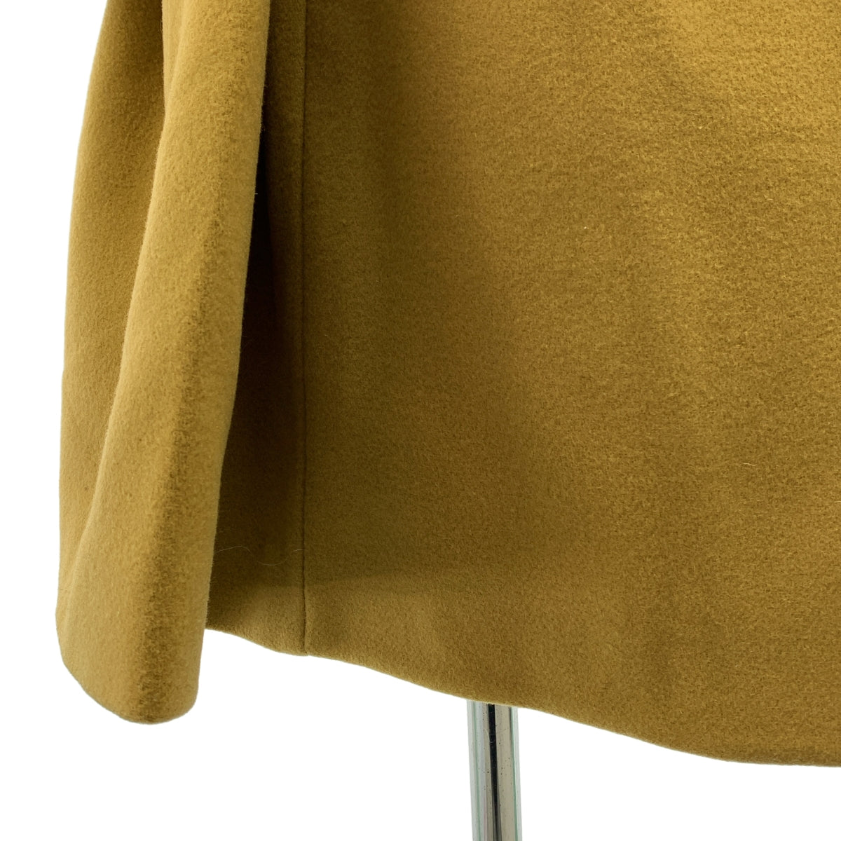 CARVEN / カルヴェン | ウール 着脱可カラー ベルテッド オーバー