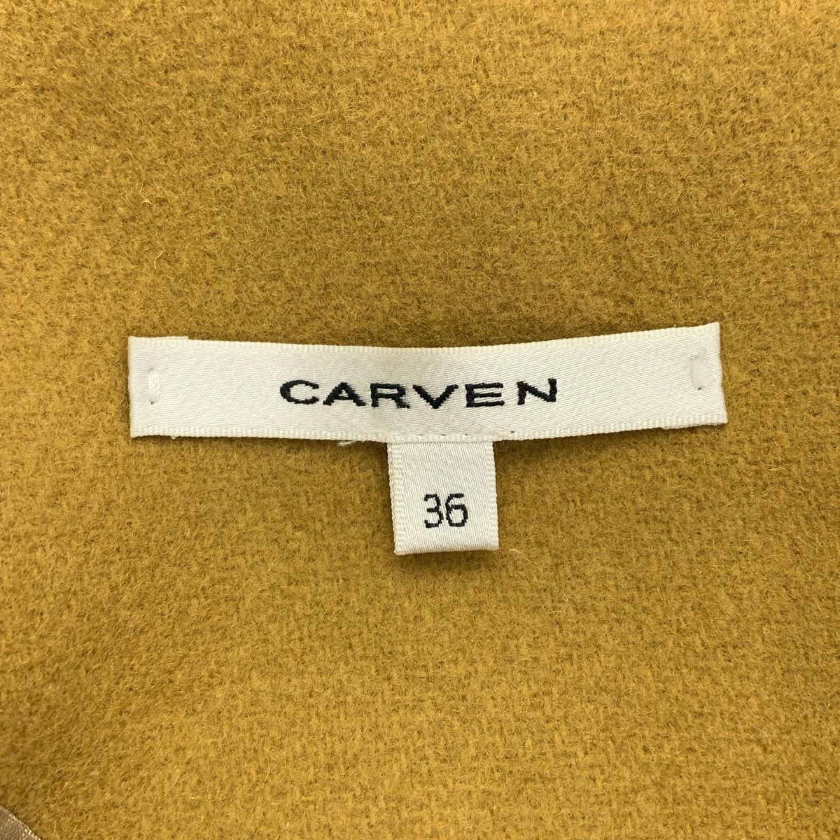 CARVEN / 칼벤 | 울 착탈 가능 컬러 벨티드 오버 코트 | 36 | 여성