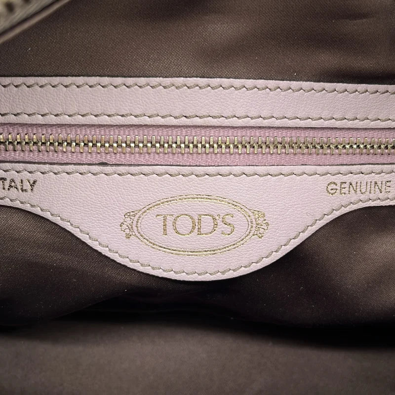 TOD'S / トッズ | D-CUBE / ディーキューブ 2way ショルダー付き レザー ハンドバッグ |