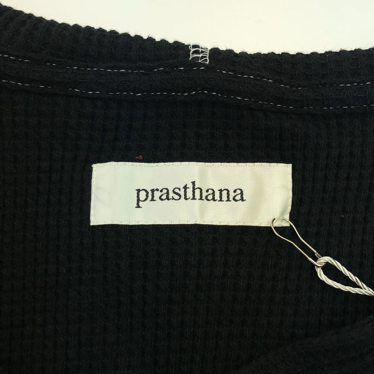 【신품】 prasthana / 프라스타나 | deep v hoodie 파커 | S | 블랙 | 남성