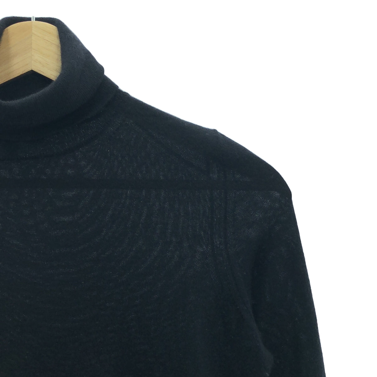 Drawer / ドゥロワー | カシミヤ シルク タートルネック ニット | 1 | ブラック | レディース