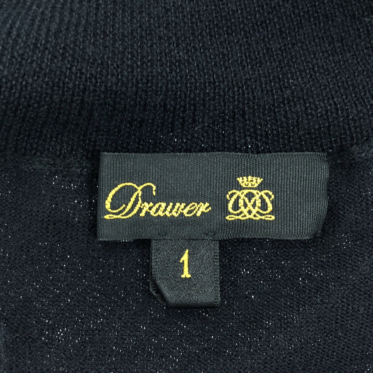 Drawer / ドゥロワー | カシミヤ シルク タートルネック ニット | 1 | ブラック | レディース