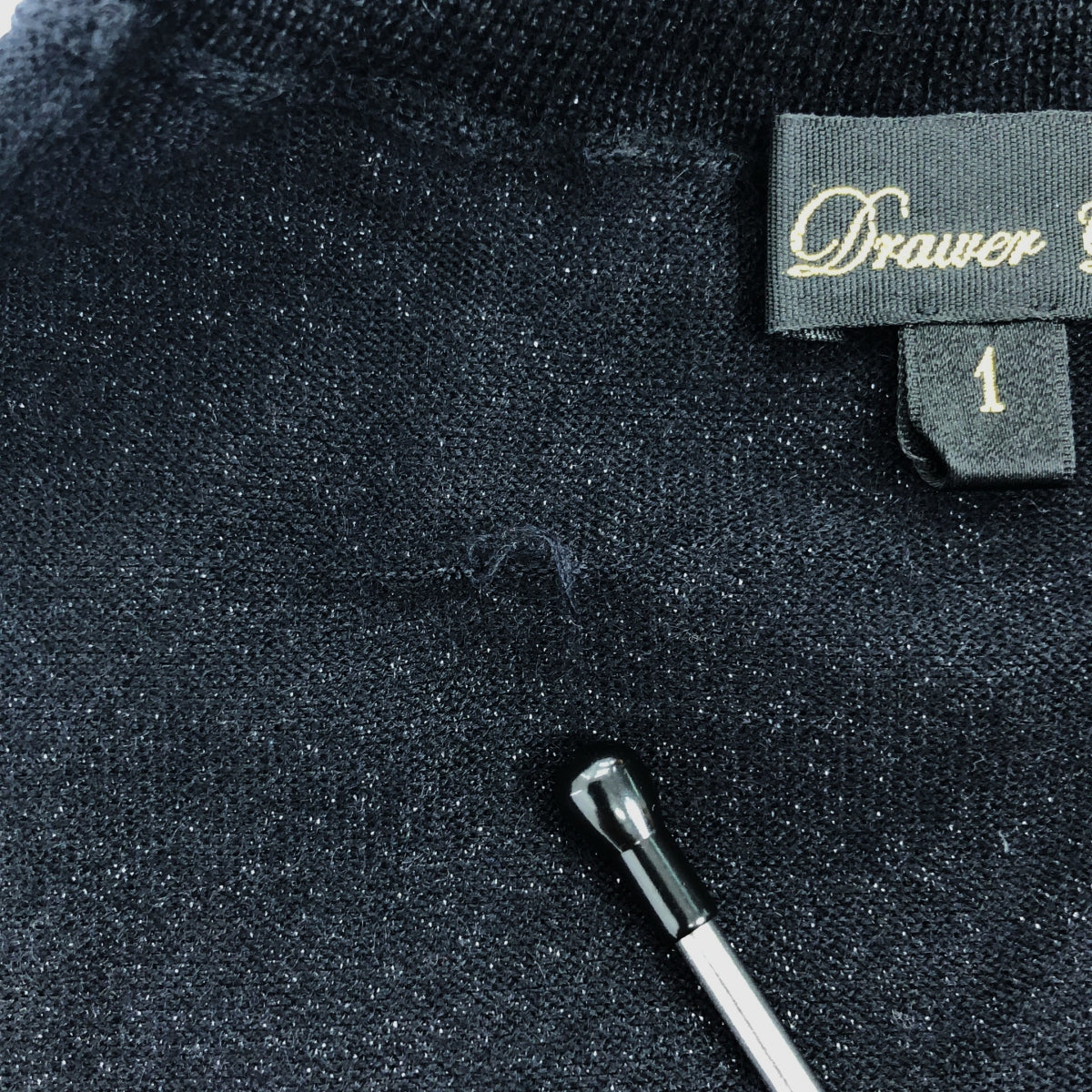 抽屜 |羊絨絲綢高領針織衫 | 1 |黑色 |女性的