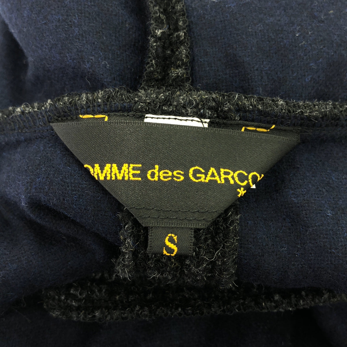 [品相良好] COMME des GARCONS | 2014秋冬 |改良無扣針織長外套 | S |灰色 |女性的