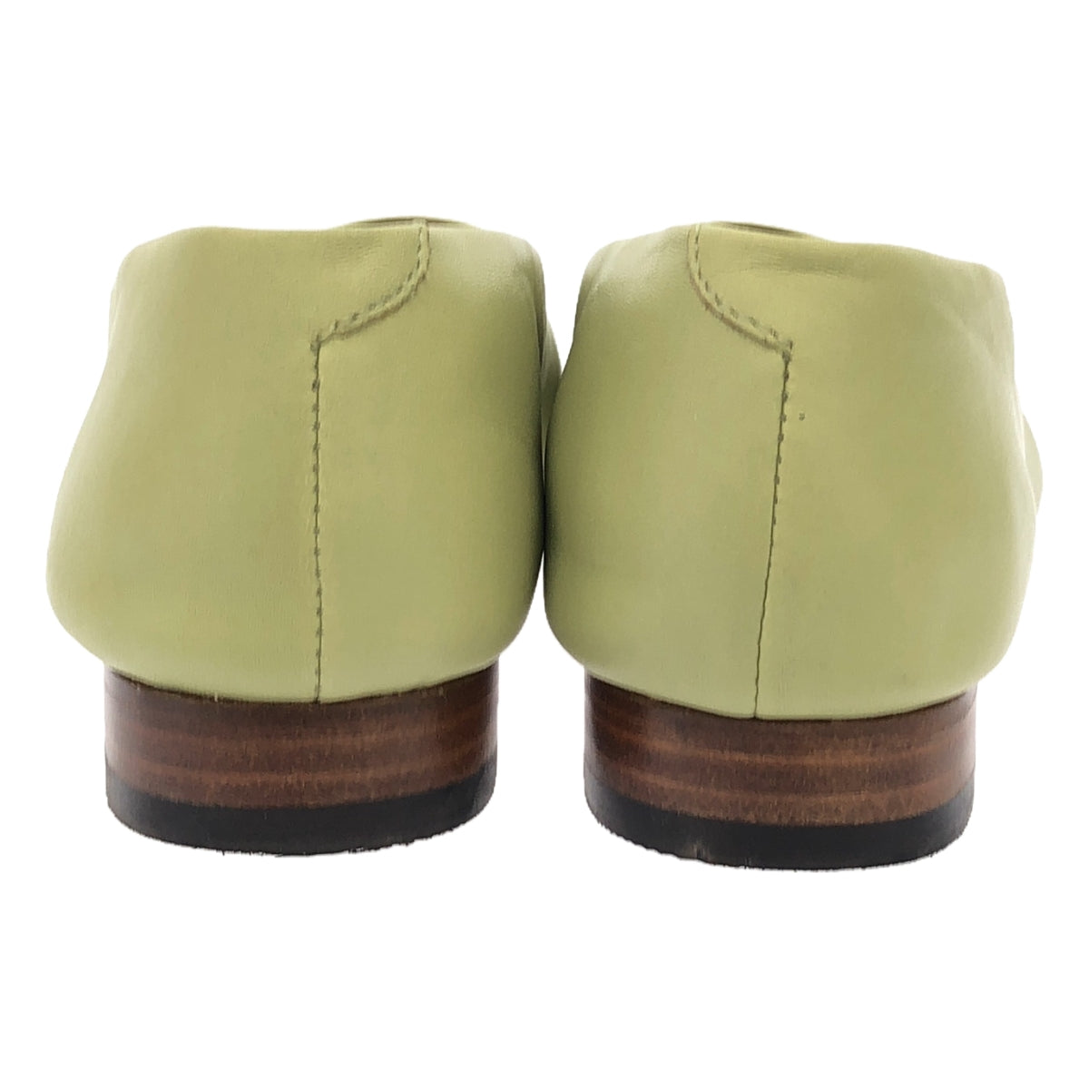 GALERIE VIE / Galerie Vie |包覆式一腳蹬皮革高跟鞋 | 37 |淺綠色 |女性的