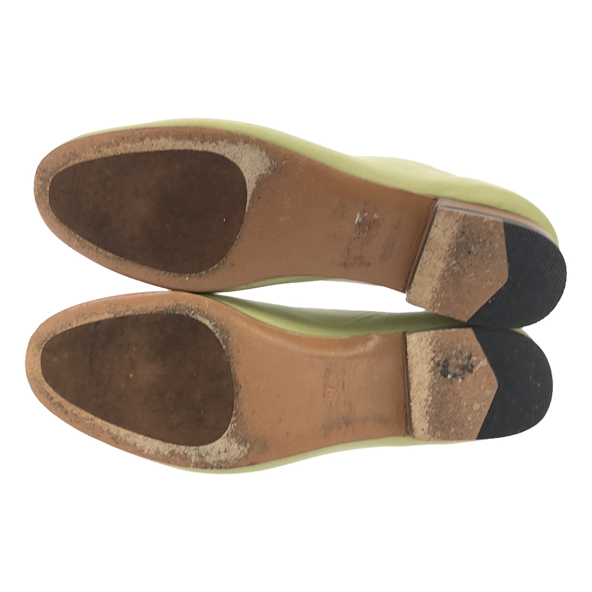 GALERIE VIE / Galerie Vie |包覆式一腳蹬皮革高跟鞋 | 37 |淺綠色 |女性的