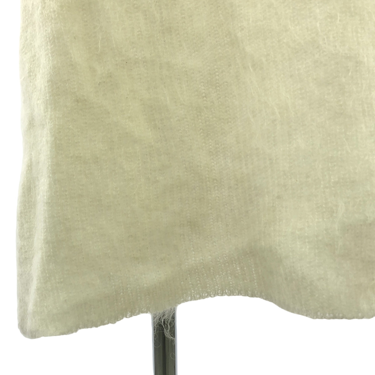 FUMIE=TANAKA / 田中文江 | 手臂馬海毛 OP 手臂馬海毛洋裝 | 1 | 白色 | 女款