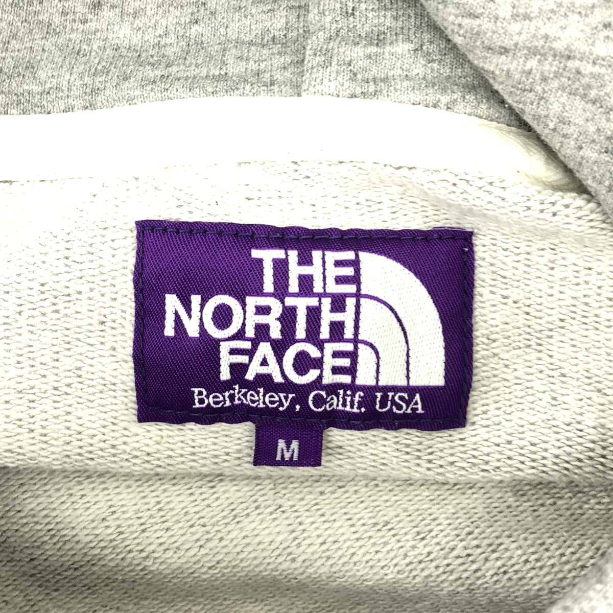 THE NORTH FACE PURPLE LABEL / ザノースフェイスパープルレーベル | 10oz Mountain Sweat Parka / NT6804N ロゴ マウンテンスウェットフーディ | M | グレー | メンズ