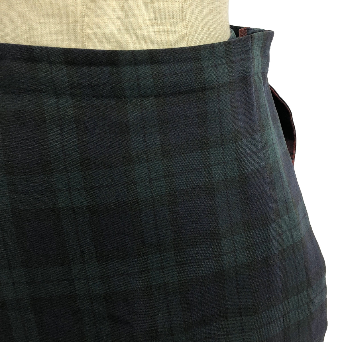 JUNYA WATANABE COMME des GARCONS / Junya Watanabe | AD1996 | Check wool asymmetrical skirt | M | Women's