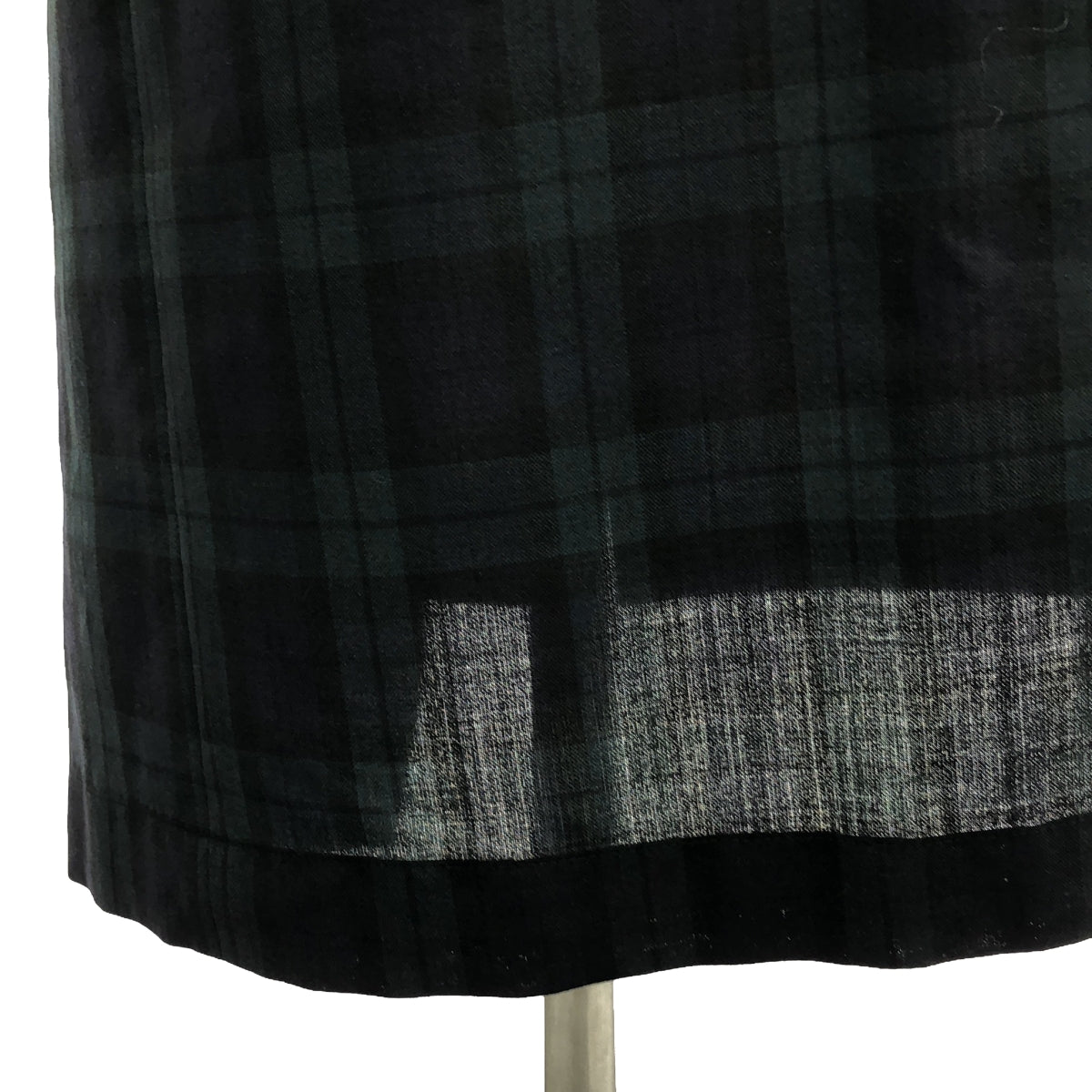 JUNYA WATANABE COMME des GARCONS / Junya Watanabe | AD1996 | Check wool asymmetrical skirt | M | Women's