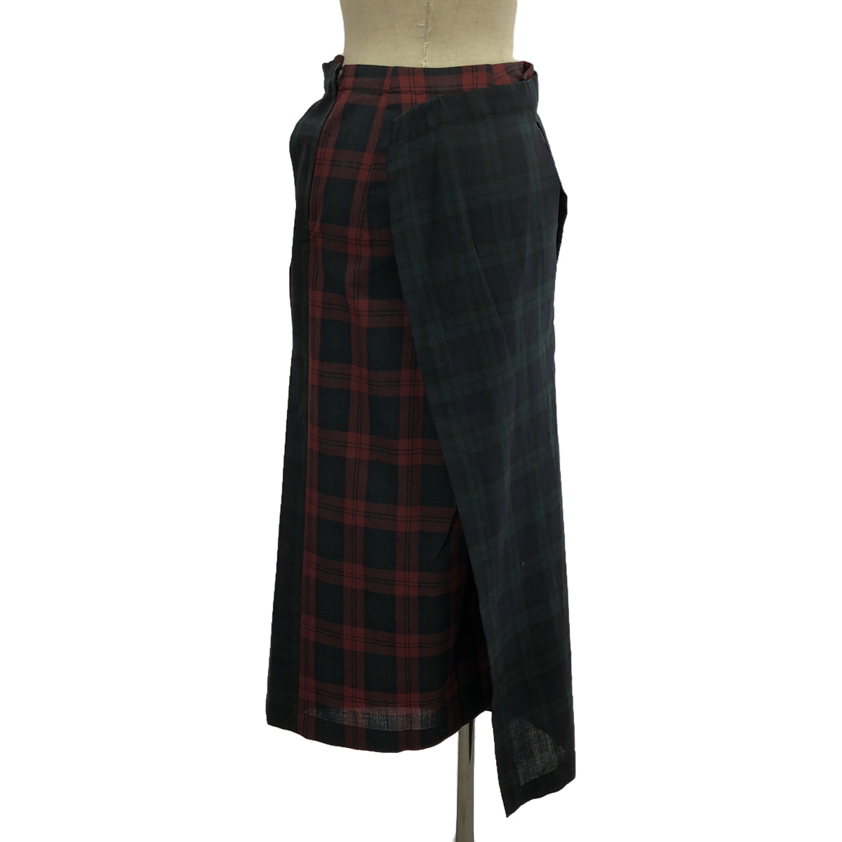 JUNYA WATANABE COMME des GARCONS / Junya Watanabe | AD1996 | Check wool asymmetrical skirt | M | Women's