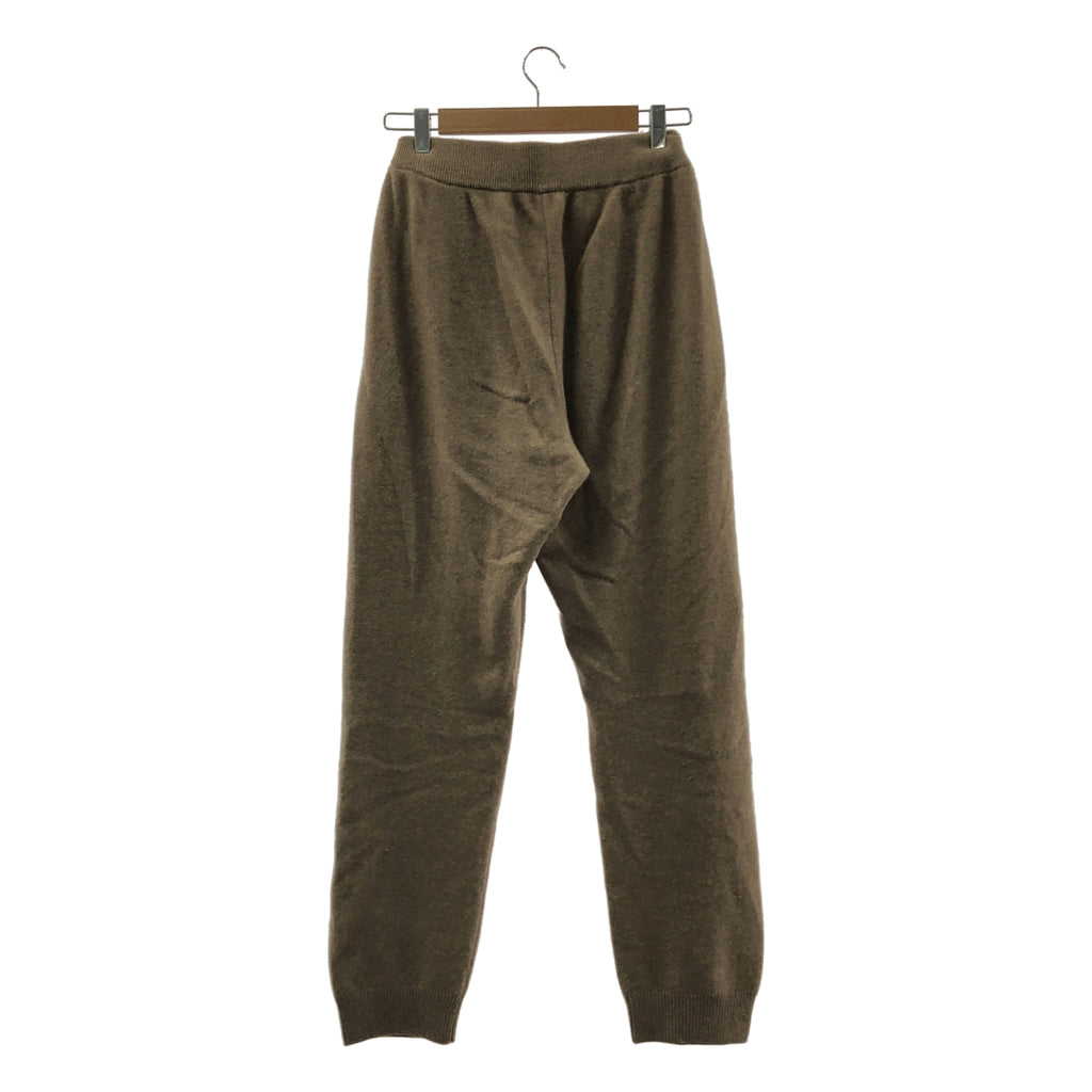 AURALEE / オーラリー | 2023AW | BABY CASHMERE KNIT PANTS カシミヤニットイージーパンツ | 1 | ブラウン | レディース