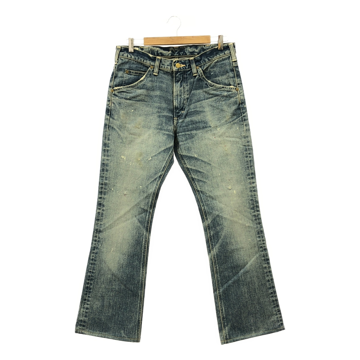 Lee | LM5102 AMERICAN RIDERS 102 Distressed American Riders Bootcut Denim Pants | M | Indigo | Men's