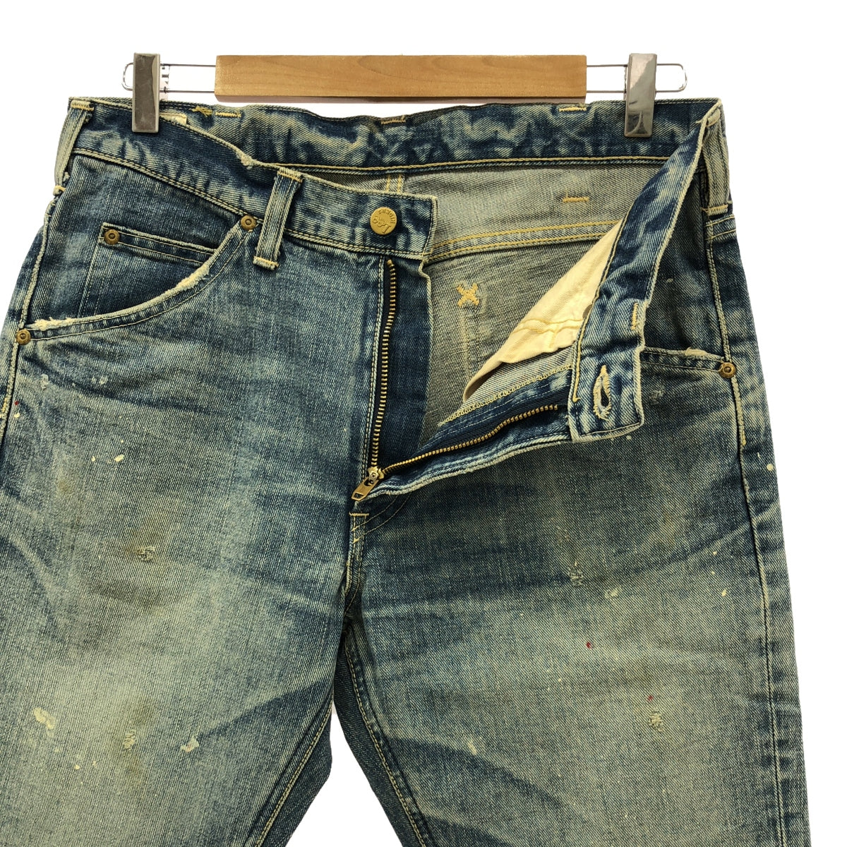 Lee | LM5102 AMERICAN RIDERS 102 Distressed American Riders Bootcut Denim Pants | M | Indigo | Men's