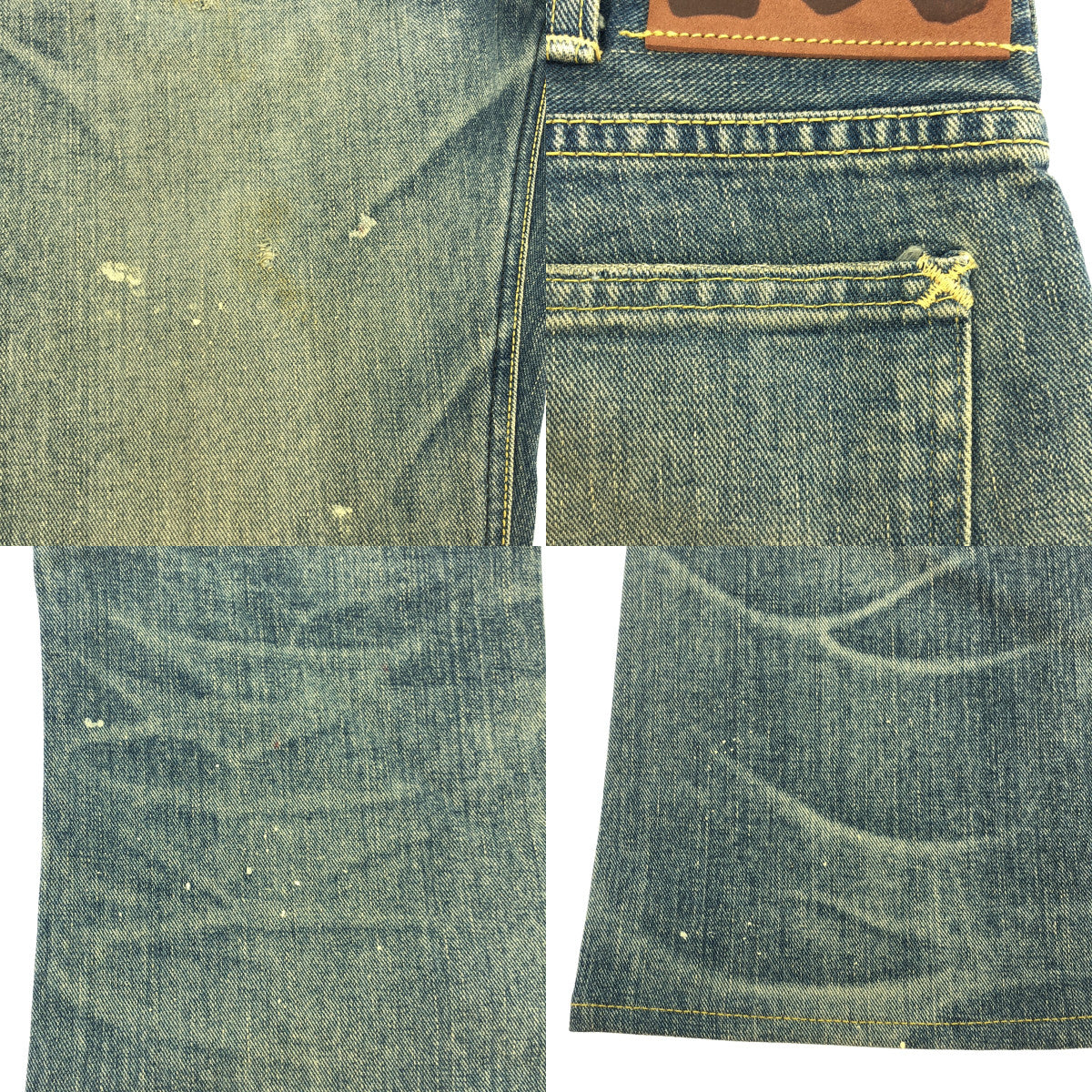 Lee | LM5102 AMERICAN RIDERS 102 Distressed American Riders Bootcut Denim Pants | M | Indigo | Men's