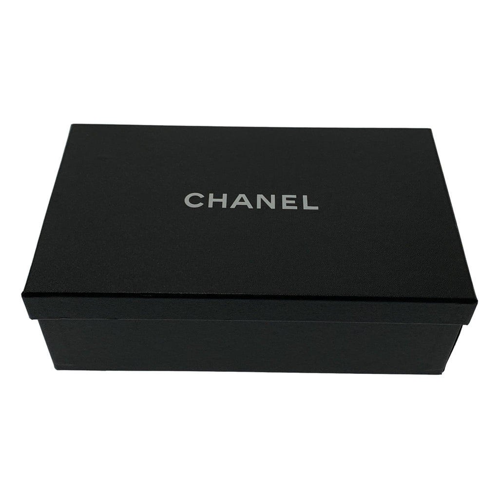 CHANEL / 샤넬 | 코코마크 가죽 에스파드리유 슬리폰 슈즈 |