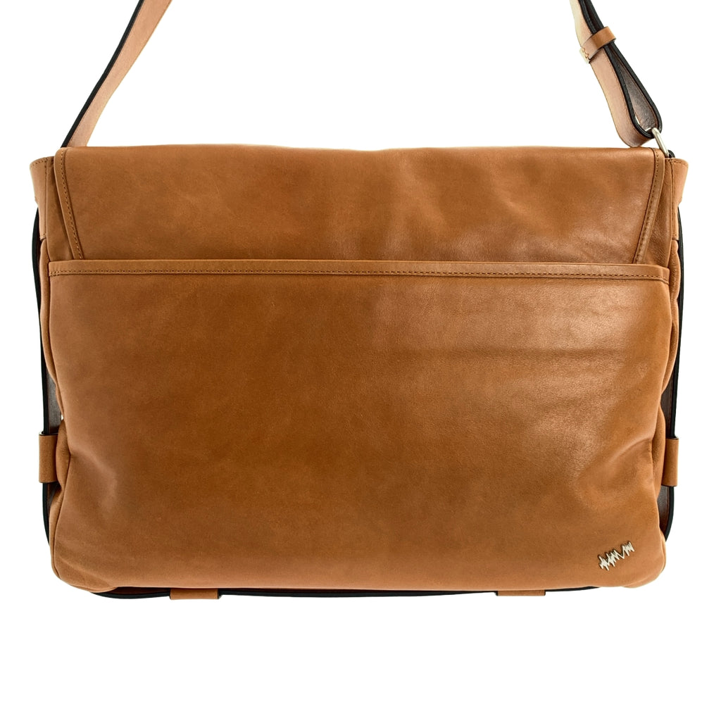 【美品】  ADER ERROR / アーダーエラー | 2023AW | レザー メッセンジャーバッグ | ブラウン | メンズ