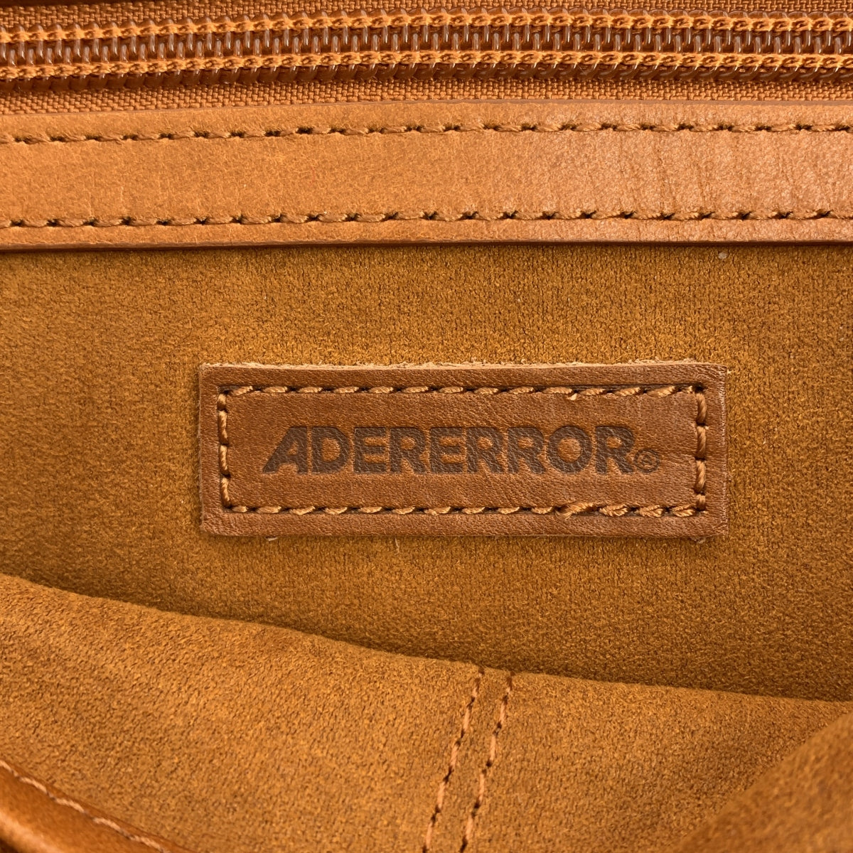 【美品】  ADER ERROR / アーダーエラー | 2023AW | レザー メッセンジャーバッグ | ブラウン | メンズ