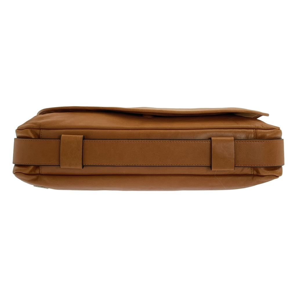 【美品】  ADER ERROR / アーダーエラー | 2023AW | レザー メッセンジャーバッグ | ブラウン | メンズ