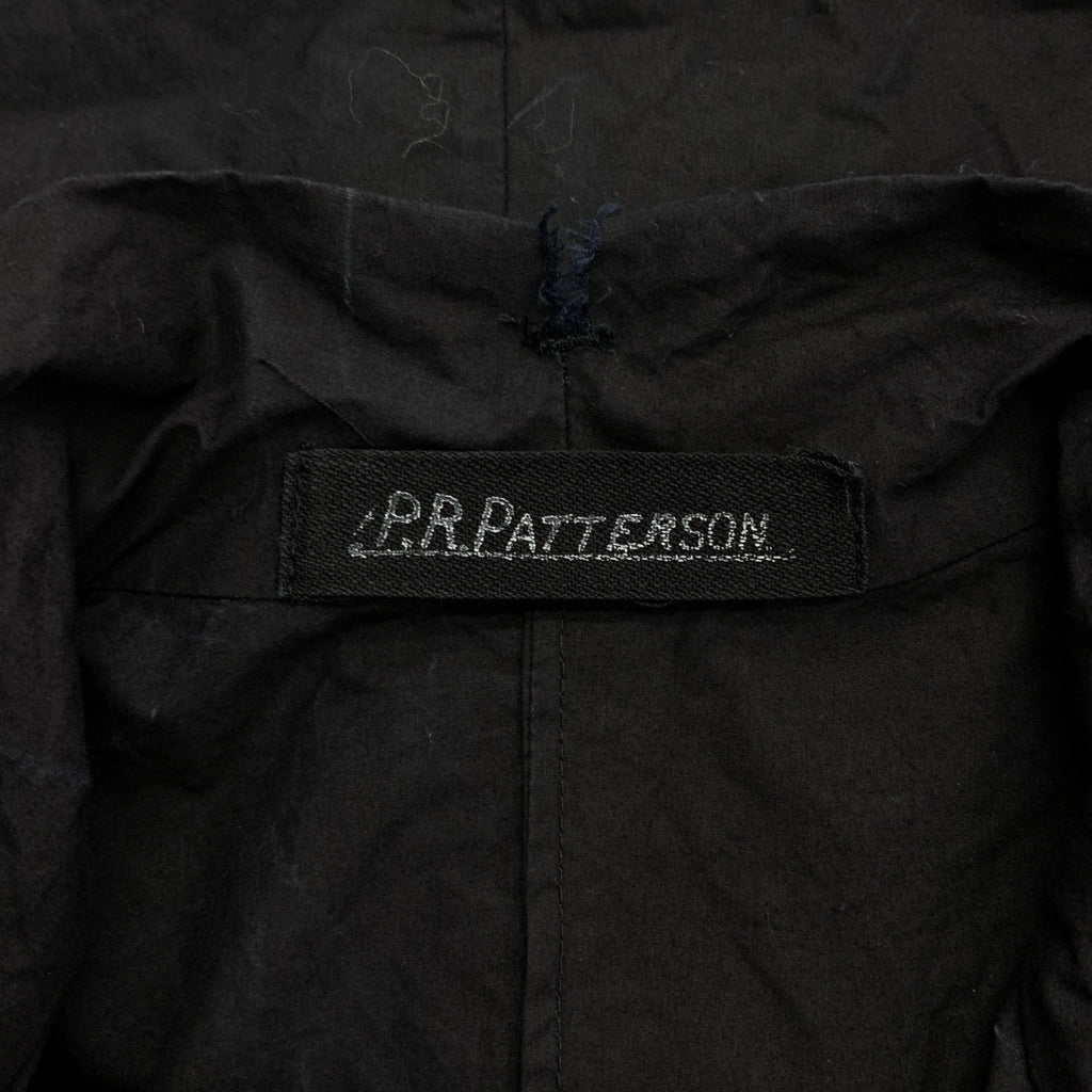 P.R.PATTERSON / P.R.パターソン | POCKET SHIRT / スタンドカラー ポケット シャツ | S | ブラック | メンズ