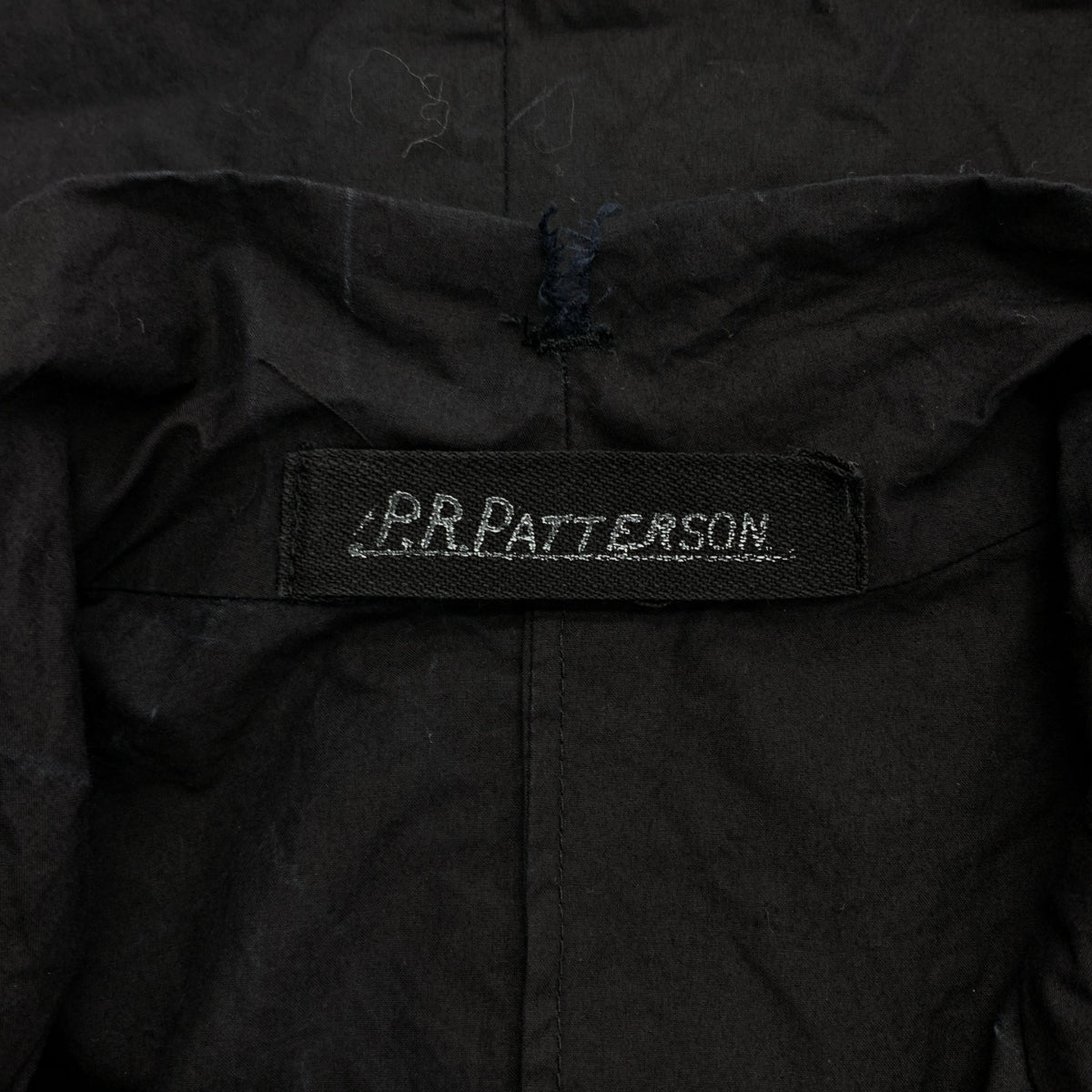 P.R.PATTERSON / P.R.パターソン | POCKET SHIRT / スタンドカラー ポケット シャツ | S | ブラック | メンズ