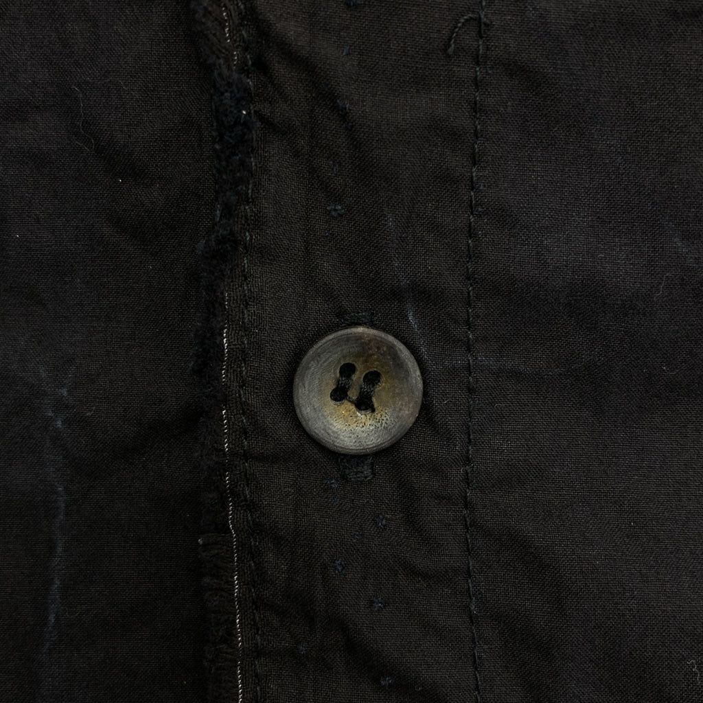 P.R.PATTERSON / P.R.パターソン | POCKET SHIRT / スタンドカラー ポケット シャツ | S | ブラック | メンズ