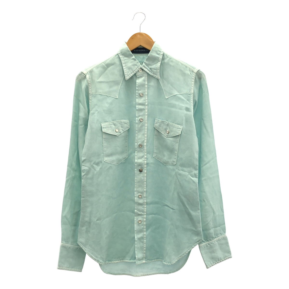 MADISON BLUE / 매디슨 블루 | WESTERN SHIRT OVER DYED TWILL 웨스턴 셔츠 오버 다이 트일 리요셀 |