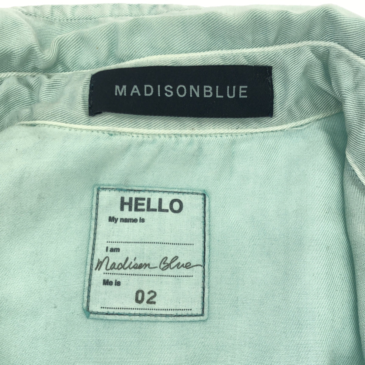 MADISON BLUE / 매디슨 블루 | WESTERN SHIRT OVER DYED TWILL 웨스턴 셔츠 오버 다이 트일 리요셀 |