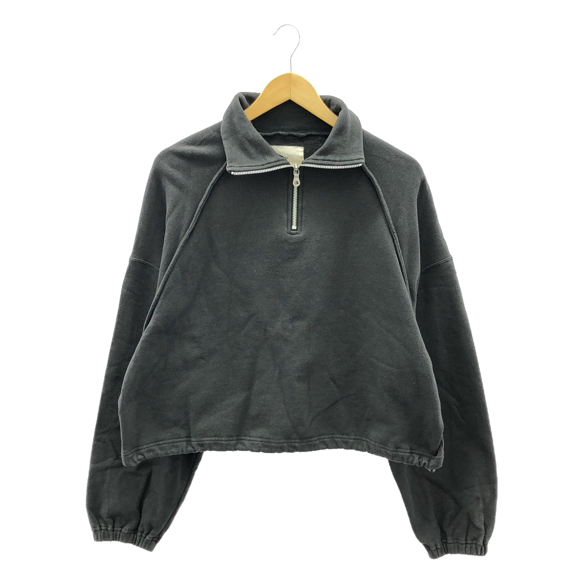 TODAYFUL / トゥデイフル | 2023AW | Half Zip Pullover ハーフジップ プルオーバー スウェット | F | チャコールグレー | レディース