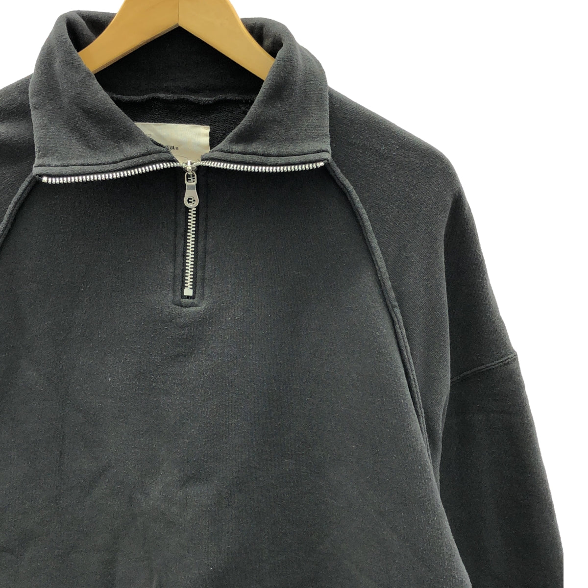 TODAYFUL | 2023AW | Half Zip Pullover Sweatshirt | F | Charcoal Gray | Women's