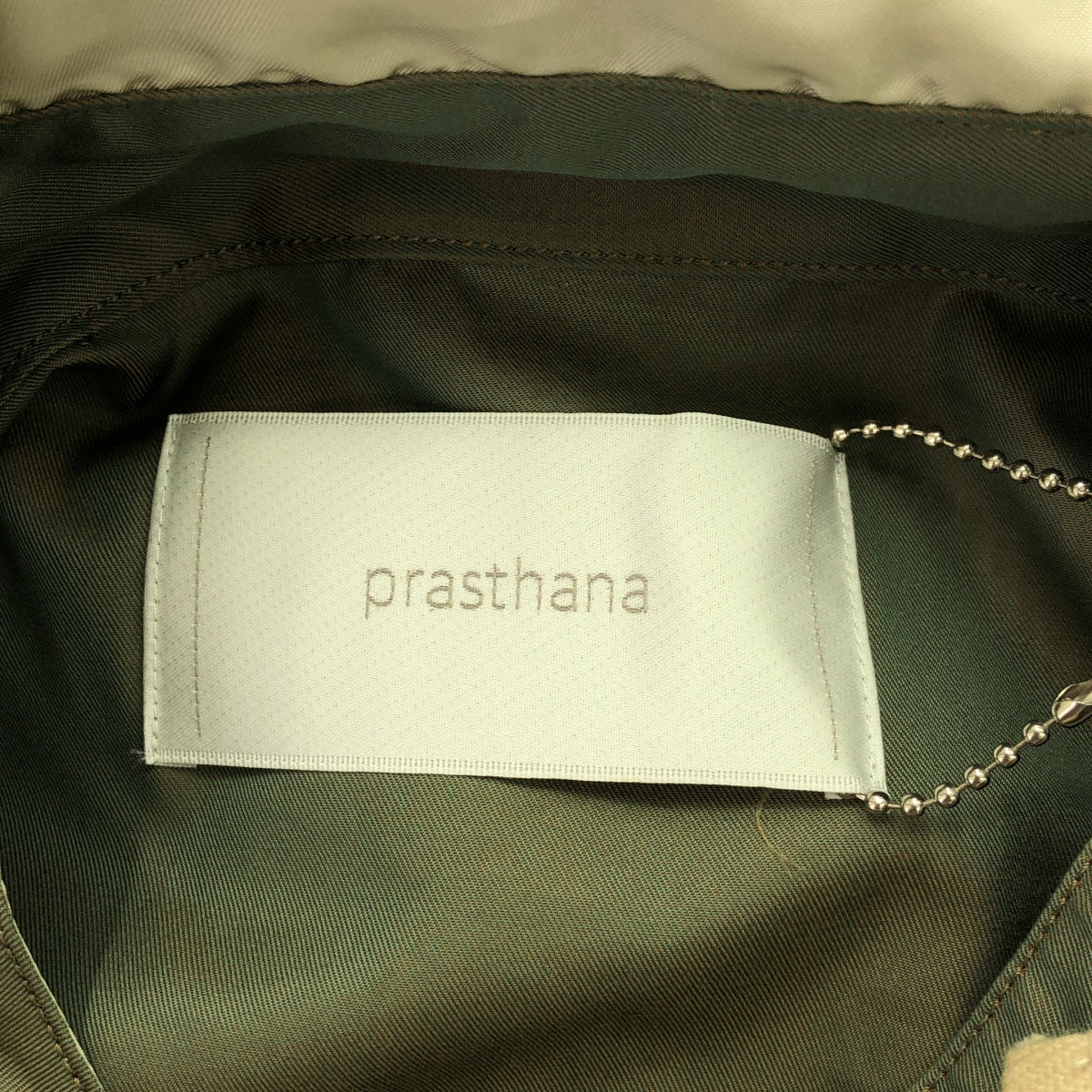 【신품】 prasthana / 프라스타나 | hang strings salvage parka | M | 카키 | 남성