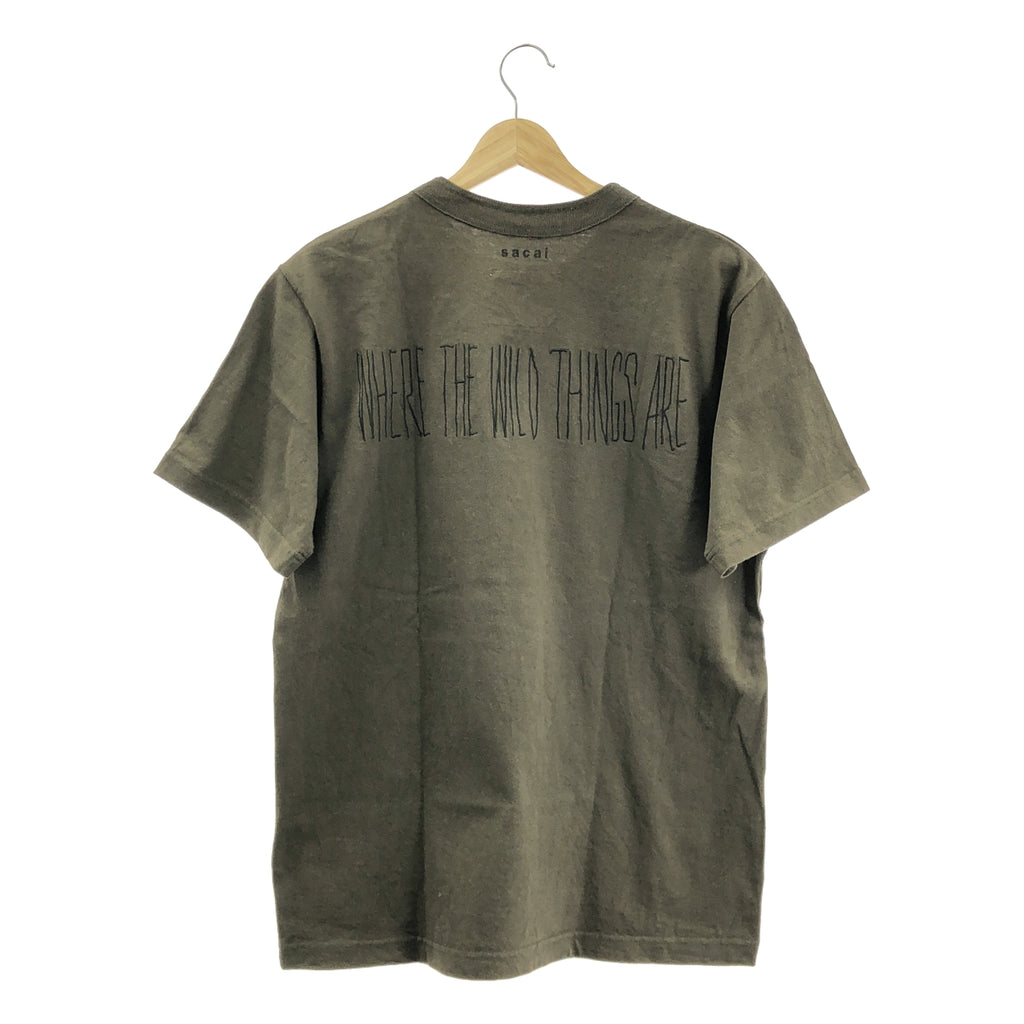 sacai | 2025 秋冬 | 野獸家園印花T卹 | 尺寸 2 | 男款