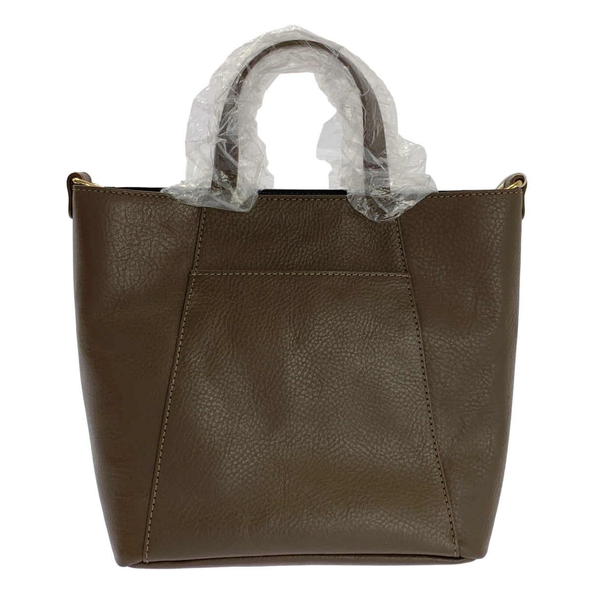 russet / 러싯 | 2way 숄더 포함 소가죽 카우레자 핸드백 |