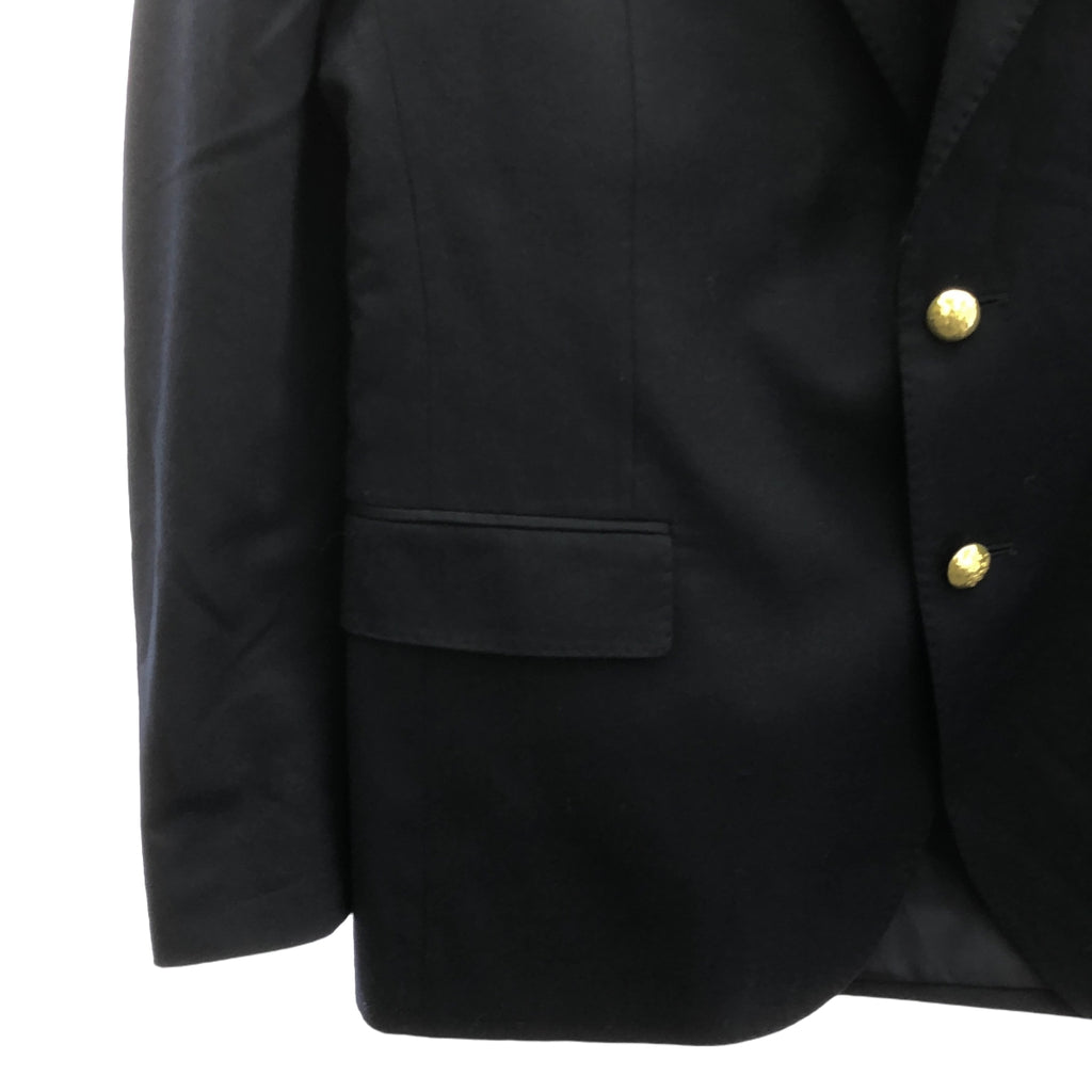 [狀況良好] POLO RALPH LAUREN |金屬紐扣現代華達呢西裝外套 | 38S |海軍 |男士