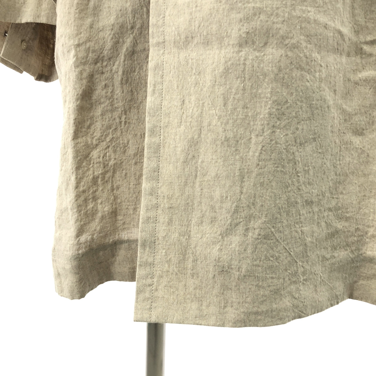 REGULATION Yohji Yamamoto | 2019春夏 | 亞麻拉鍊風衣 | 2碼 | 米色 | 男款