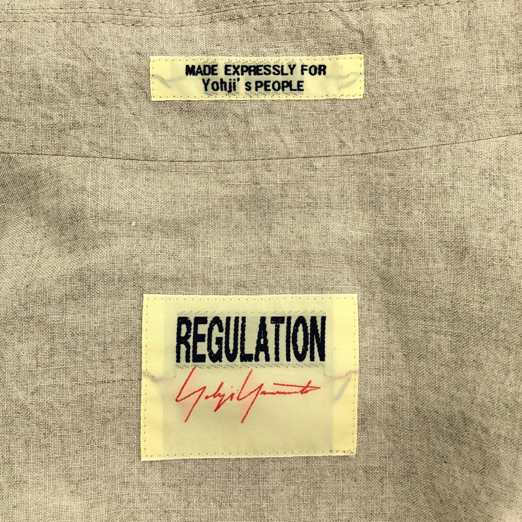 REGULATION Yohji Yamamoto / レギュレーションヨウジヤマモト | 2019SS | リネン ジップ トレンチコート | 2 | ベージュ | メンズ