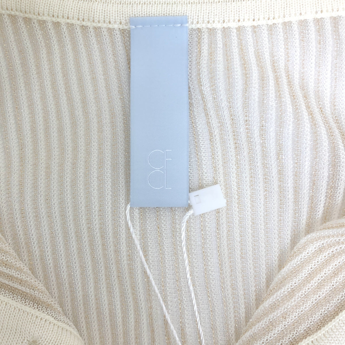 CFCL / シーエフシーエル | 2025AW | HYPHA LUCENT GLITTER SHIRT CARDIGAN ラメミックス シャツ カーディガン | 3 | レディース