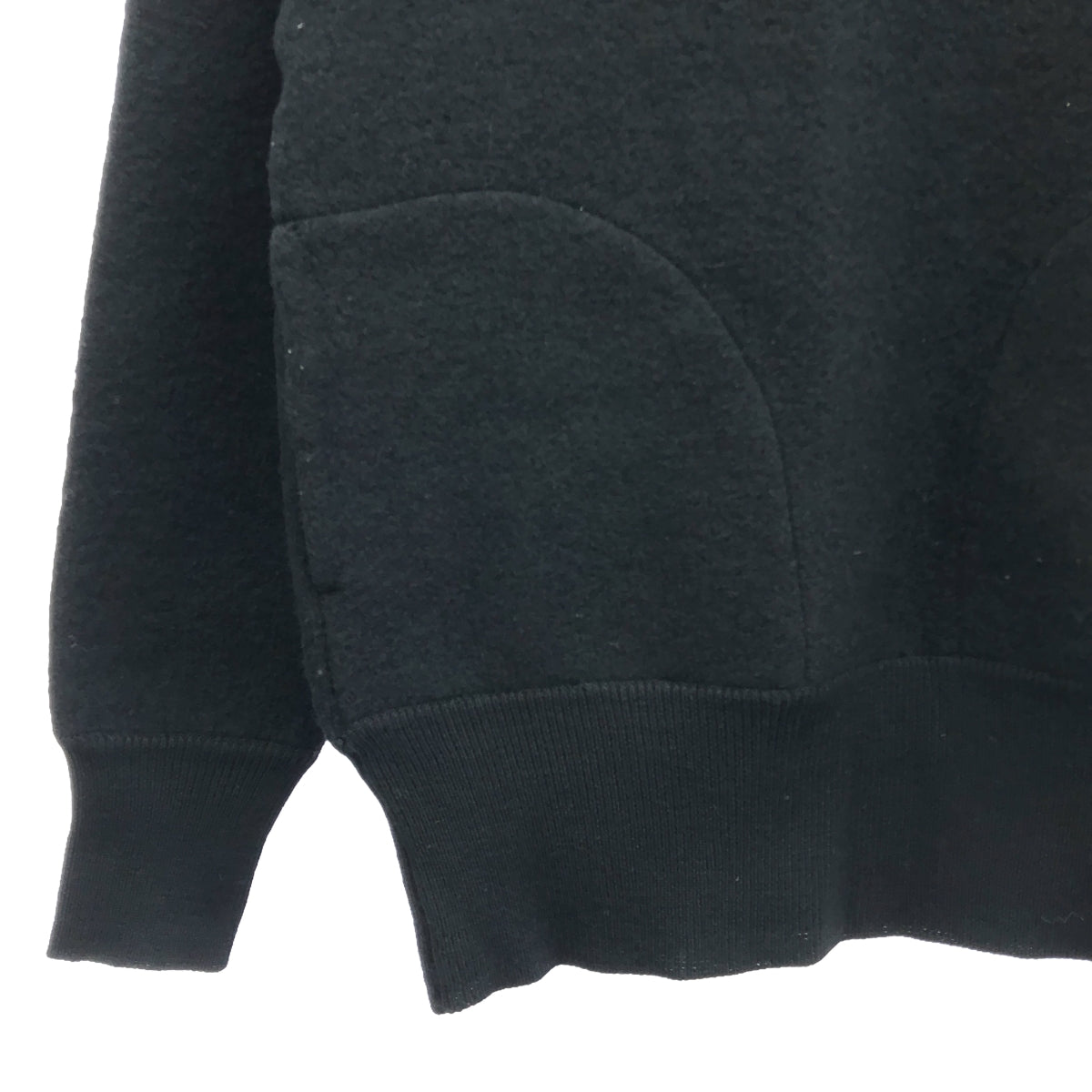 TMT | Wool Pullover Hoodie | L | Black | Men's