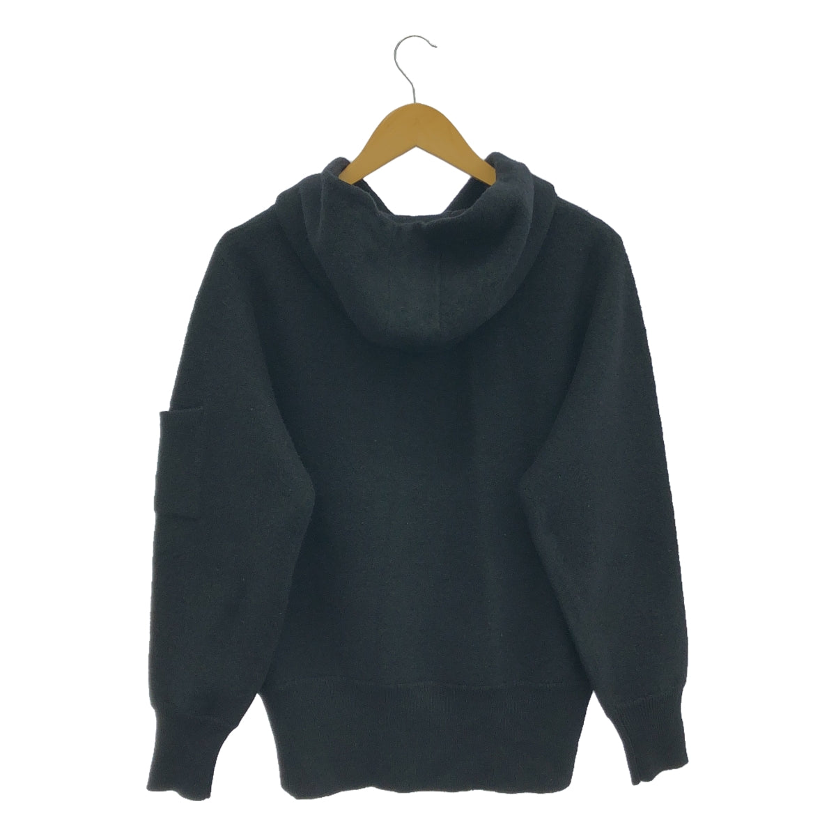 TMT | Wool Pullover Hoodie | L | Black | Men's