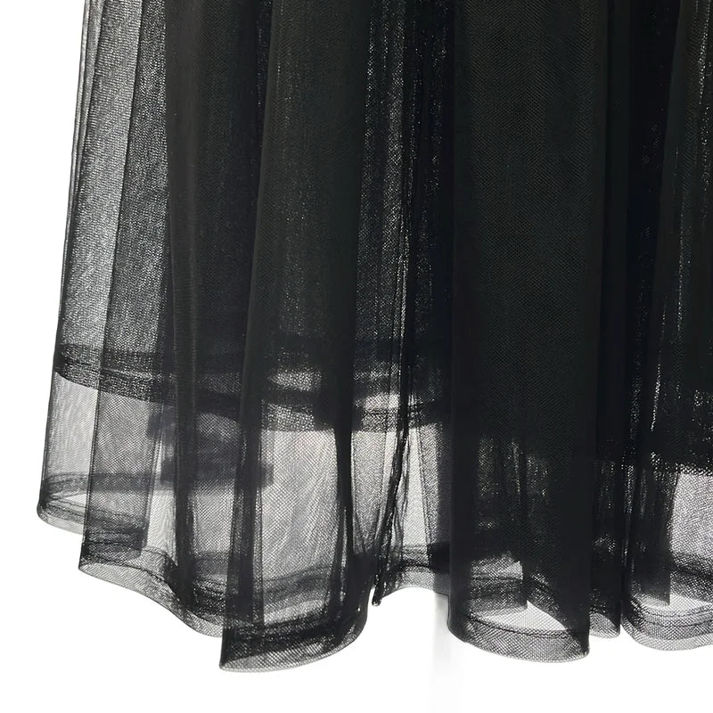 19SS Kei Ninomiya ケイニノミヤ コムデギャルソン のアシメトリーチュールスカート noir kei ninomiya ナイロンチュール スカート 3枚重ね 2色 – CREER