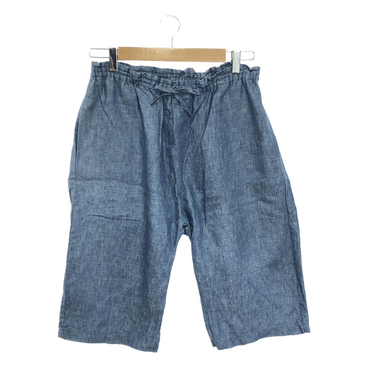 veritecoeur / Veritecoeur | Nep drawstring dungaree shorts pants | F |